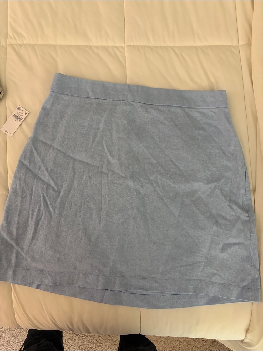 H&M Light Blue Mini Skirt